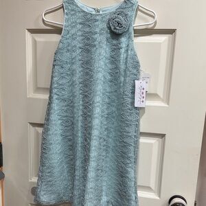 NWT Pipa and Julie elegant mint Blue girls Easter Dress size 14